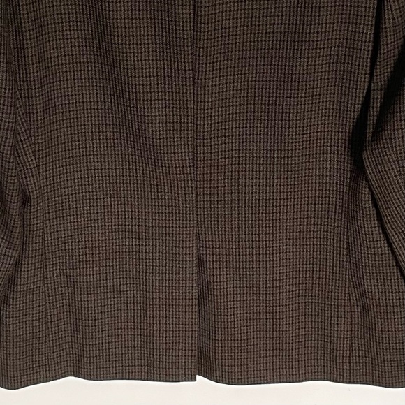 Lauren Ralph Lauren Brown Wool Houndstooth Sport Coat Blazer Jacket 47159 - Picture 4 of 13